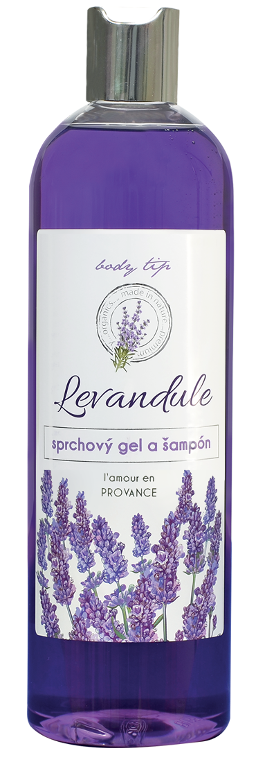 Sprchový gel a šampon s levandulovým olejem BT Premium 500 ml