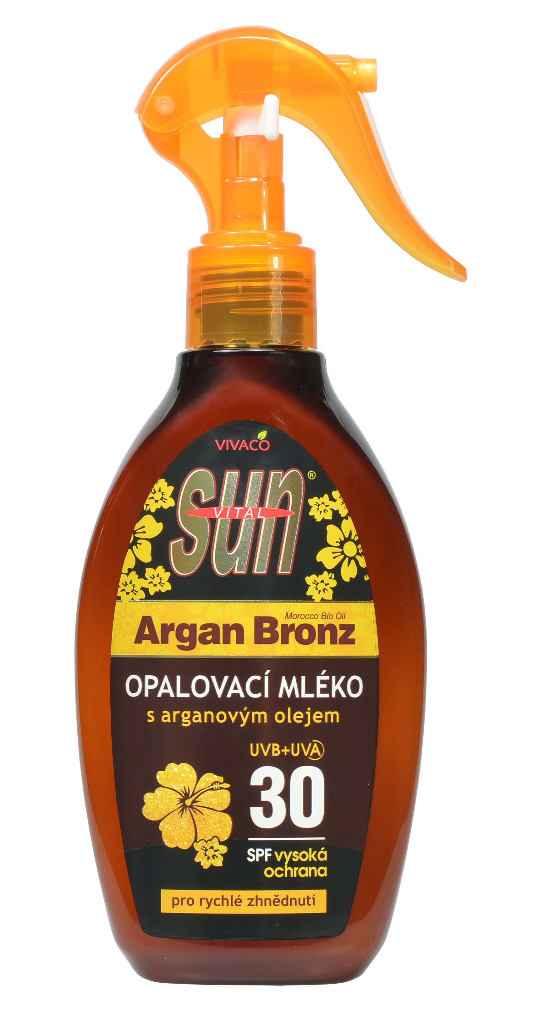 Opalovací mléko s BIO arganovým olejem SPF 30 SUN VITAL 200 ml
