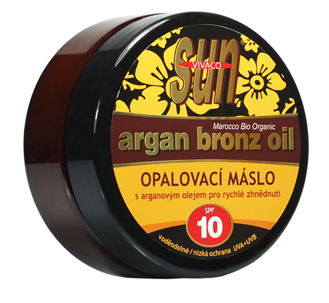 Opalovací máslo s BIO arganovým olejem SPF 10 SUN VITAL 200 ml
