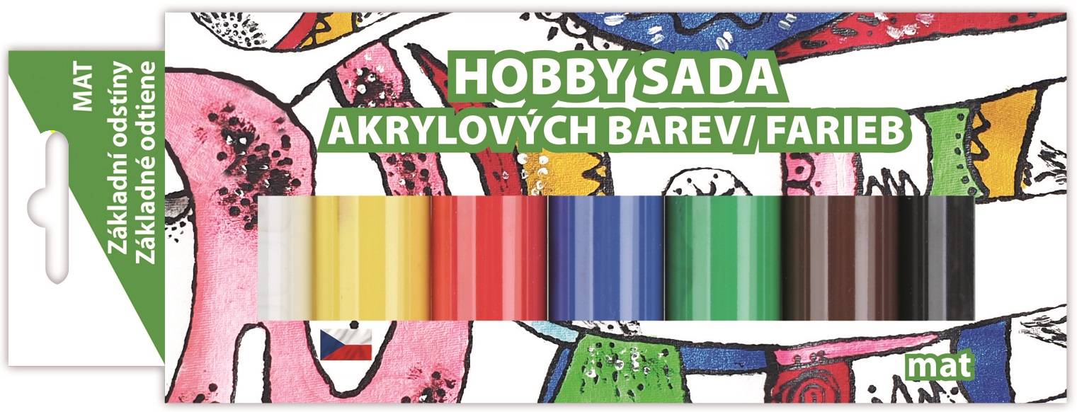Sada akrylových barev 7 x 15 g, MAT (6133)