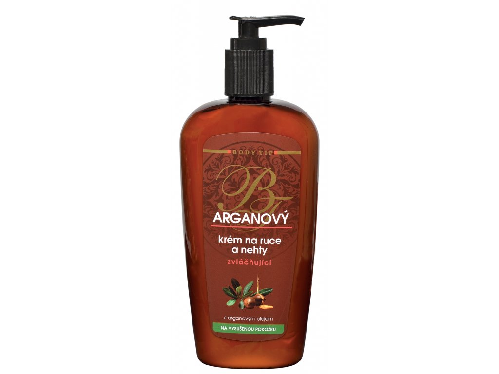 Krém na ruce s BIO arganovým olejem BODY TIP 300 ml