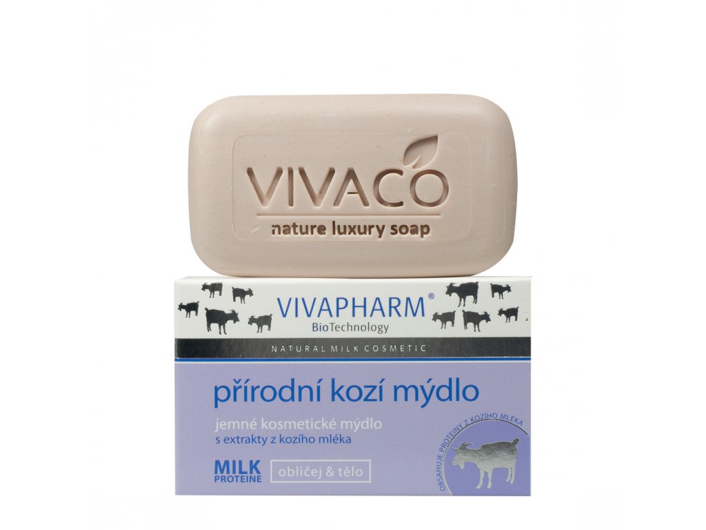 Přírodní mýdlo s kozím mlékem VIVAPHARM 100 g (95213)