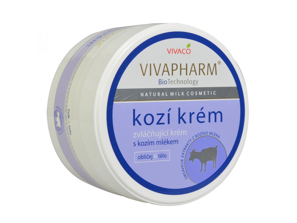 Krém na obličej a tělo s kozím mlékem VIVAPHARM 250 ml (95205)