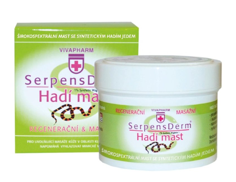 Širokospektrální mast s hadím jedem SERPENSDERM 75 ml
