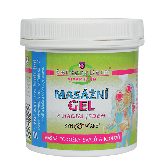 Masážní gel s hadím jedem SERPENSDERM 250 ml