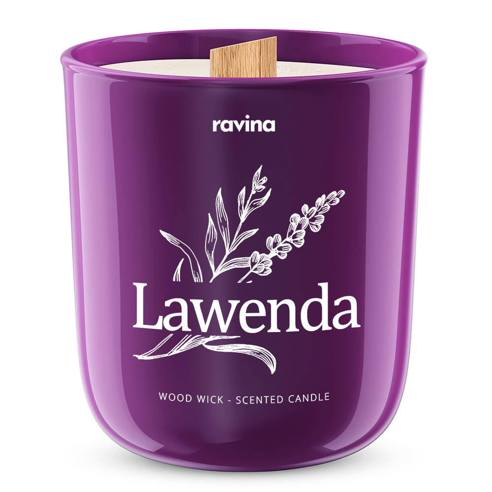 Ravina vonná sójová svíčka Levandule 175g