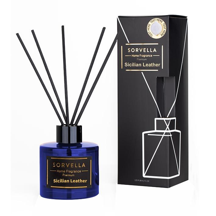 Sorvella difuzér Sicilian Leather Premium 120ml