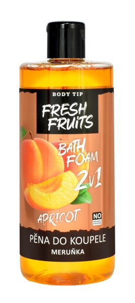 Body Tip olejová pěna do koupele Meruňka 500ml