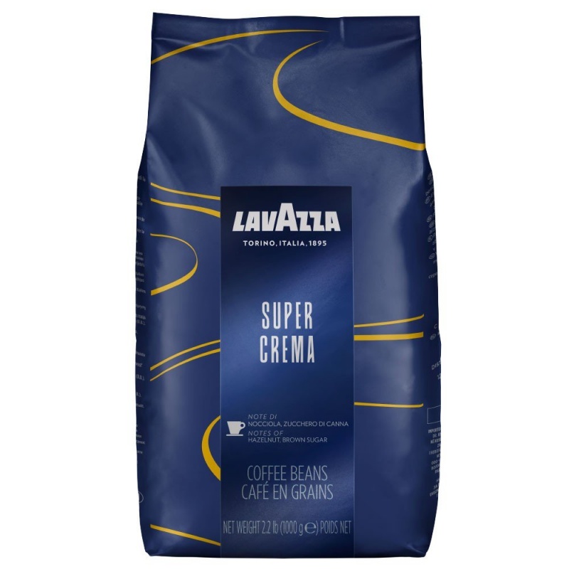 Lavazza zrnková káva Super Crema 1kg