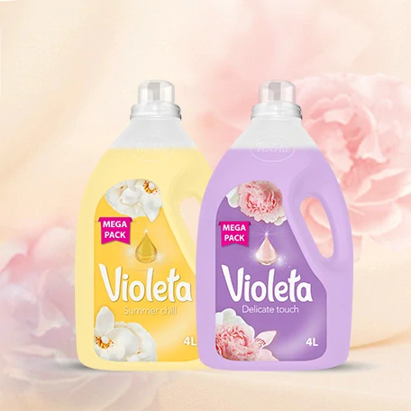 Violeta aviváž Delicate Touch fialová 4 l / 114 praní