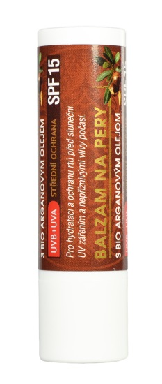 Balzám na rty s BIO arganovým olejem SPF 15 BODY TIP 4,2 g