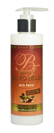 Gel po holení pro ženy s BIO arganovým olejem BODY TIP 200 ml