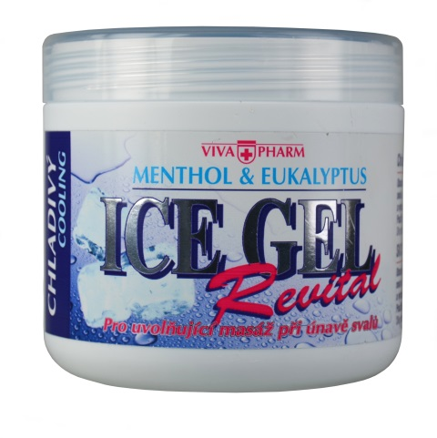 Ice gel s eukalyptovým olejem a mentholem VIVAPHARM 500 ml