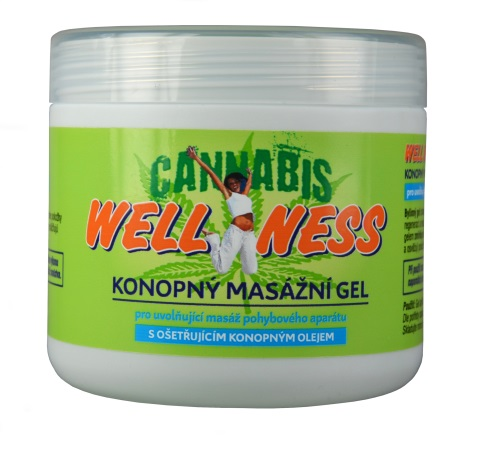 Masážní gel Wellness CannaCare 500 ml