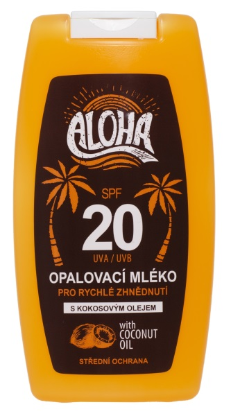 Opalovací mléko s kokosovým olejem SPF 20 ALOHA 200 ml (203020A)