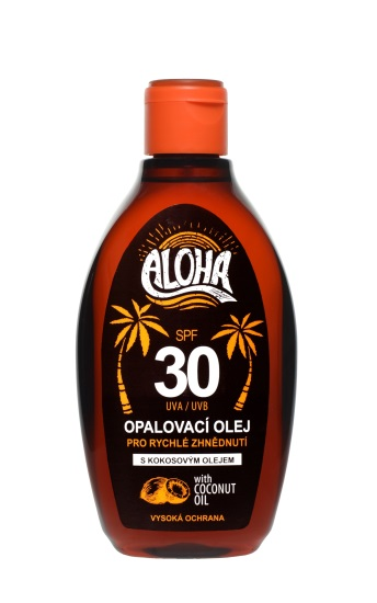 Opalovací olej s kokosovým olejem SPF 30 ALOHA 200 ml