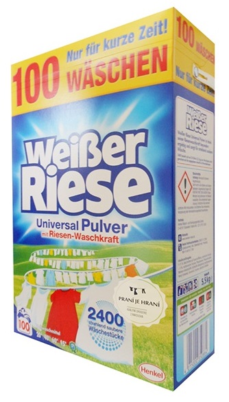 Weisser Riese prací prášek Universal 5,5 kg / 100 praní