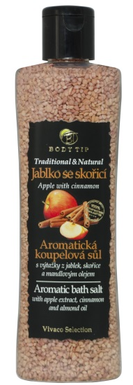Sůl do koupele Jablko se skořicí BODY TIP 220g (96732)