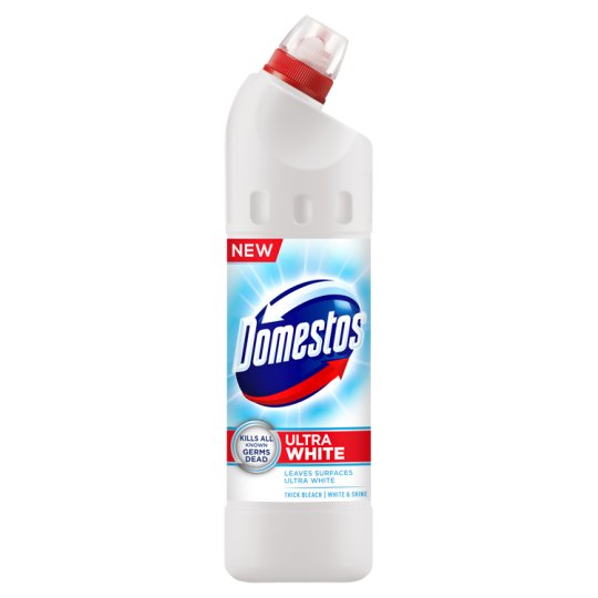 Domestos Ultra White tekutý dezinfekční a čistící přípravek na WC 750ml