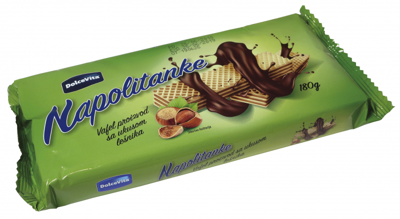 Napolitanke Oplatky Oříšek 180 g