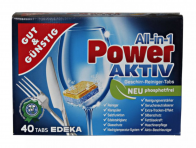 Gut & Günstig Tablety do myčky Power-Aktiv New 40 ks