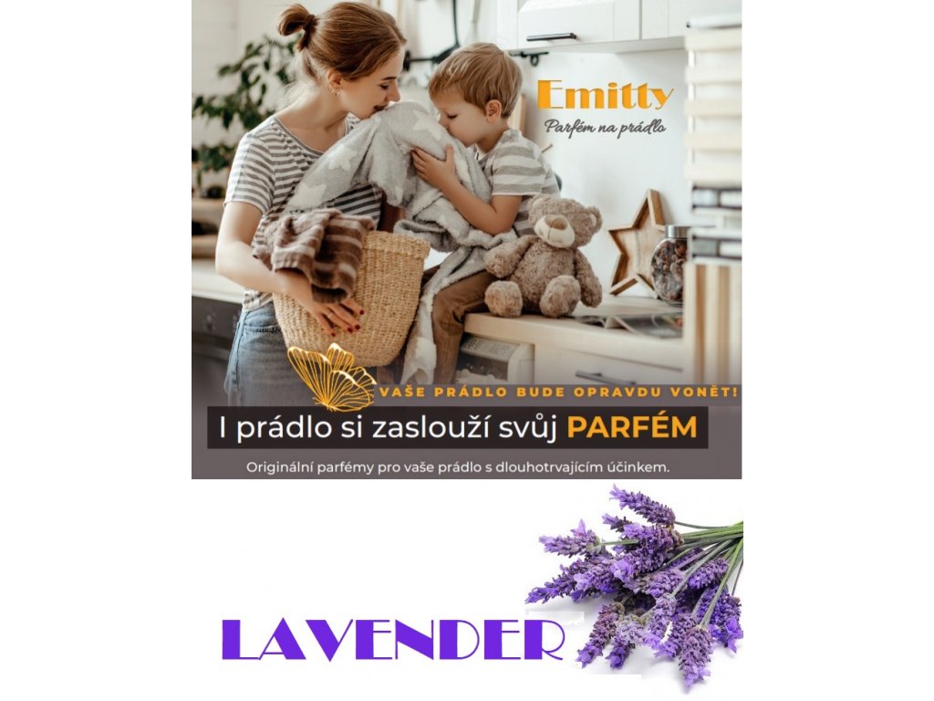 Emitty parfém na prádlo Lavender 10 praní 10ml