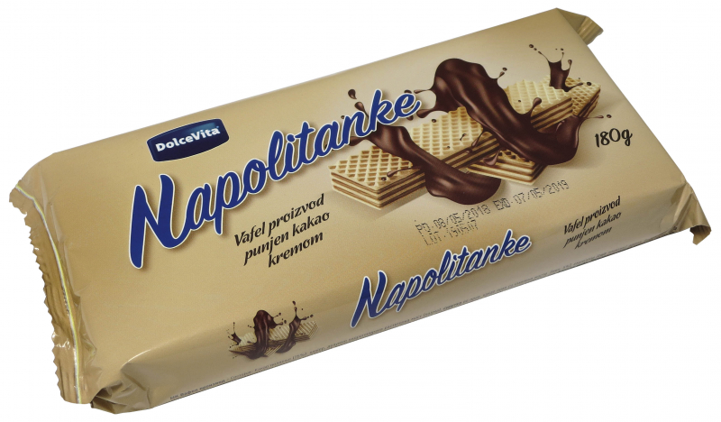 Napolitanke Oplatky kakao 180 g