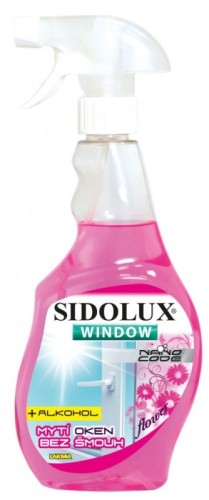 SIDOLUX čistič oken s vůní květin 500 ml