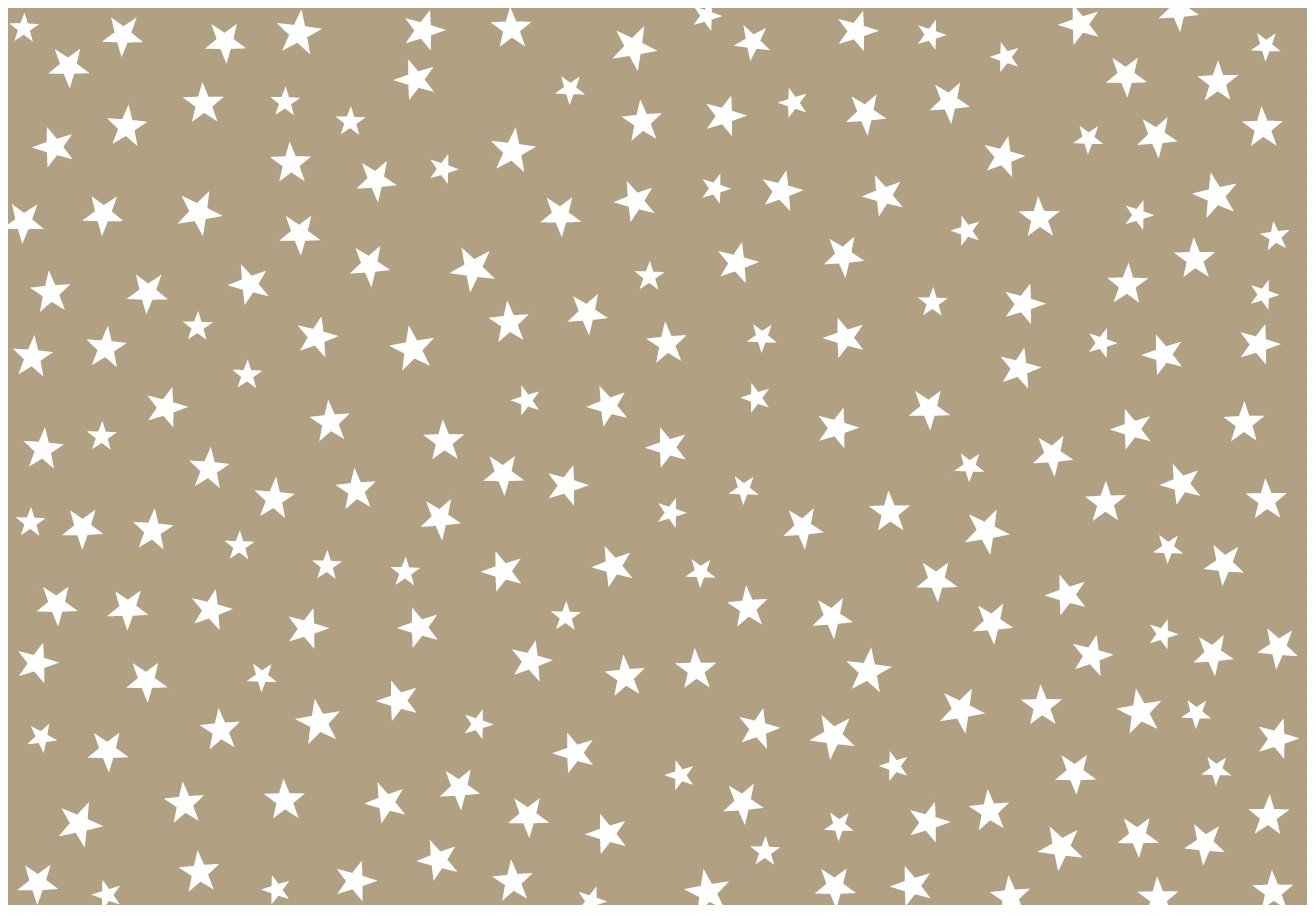 Balicí kraft papír bílý potisk 3 motivy, 70g, 200x70 cm (13201)