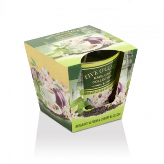 Bartek Candles Five O"Clock - Bergamot & Plum & Cherry Bloss 115g
