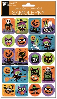 Halloween samolepky 3D 25x14 cm (10403)