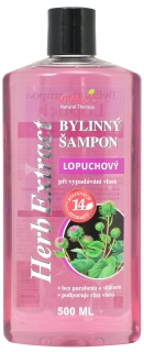 Bylinný šampon na vlasy Lopuch HERB EXTRACT 500 ml (73004)