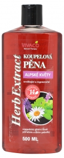 Pěna do koupele Alpské květy HERB EXTRACT 500 ml (73005)