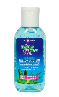 Zklidňující gel s Aloe vera 97% cestovní balení VIVAPHARM 50 ml (50190)