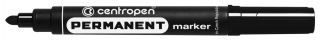 Popisovač permanentní široký CENTROPEN PERMANENT ČERNÝ (991009)