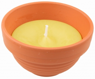 Citronela, zahradní svíčka v keramické misce, 80 g (20041)