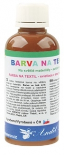 Barvy na textil 50g 10. SVĚTLE HNĚDÁ (6101-10)