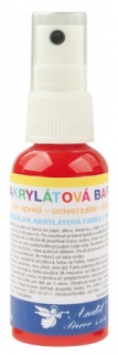 Univerzální akrylové barvy ve spreji lesklé, 50 g - 3. ČERVENÁ