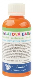 Univerzální akrylátové barvy matné 50g 2. ORANŽOVÁ (6115-02)