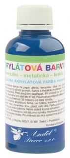 Univerzální akrylátové barvy matné 50g 7. TMAVĚ MODRÁ (6115-07)