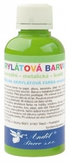 Univerzální akrylátové barvy matné 50g 8. SVĚTLE ZELENÁ (6115-08)