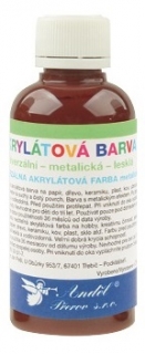 Univerzální akrylátové barvy matné 50g 11. TMAVĚ HNĚDÁ (6115-11)