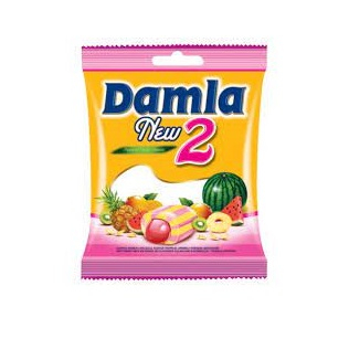 Damla měkké bonbóny plněné Meloun 90 g 