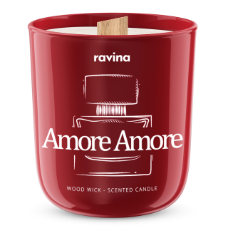 Ravina vonná sójová svíčka Amore Amore 175g