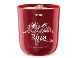 Ravina vonná sójová svíčka Růže 175g