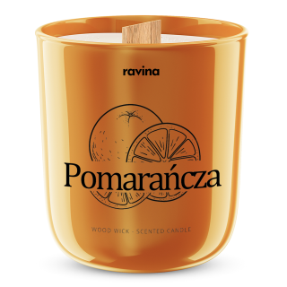 Ravina vonná sójová svíčka Pomeranč 175g