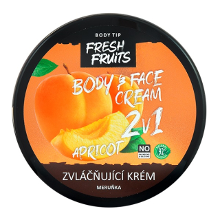 Body Tip zvláčňující krém na obličej a tělo Meruňka 200 ml (84301)   