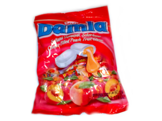 Damla měkké bonbóny plněné Broskev 90 g 