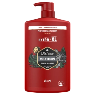 Old Spice pánský sprchový gel a šampon 3v1 Wolfthorn s pumpou 1 l      