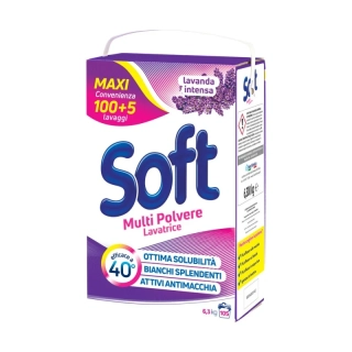 Soft prací prášek Universal Lavanda 5,25 kg / 105 praní
